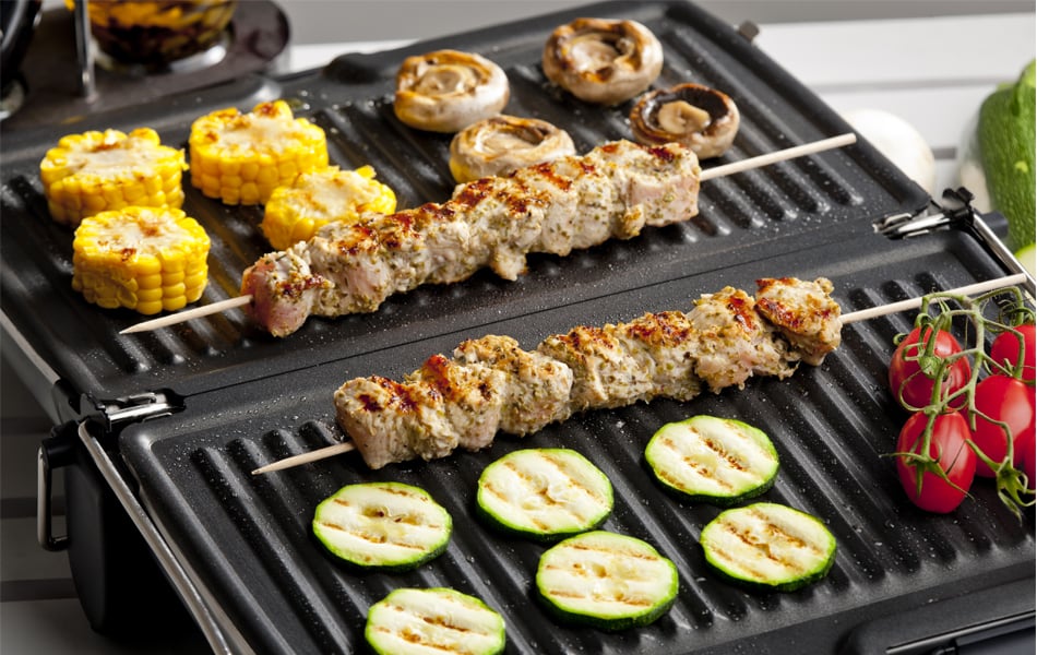 indoor grill with vegetables faq