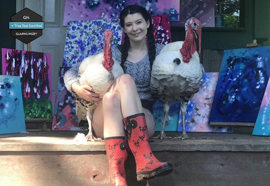 eestern chief printed tall waterproof rain boots