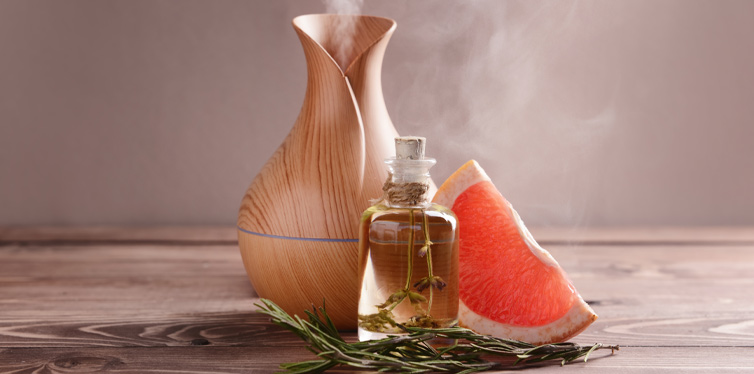 an essential oil diffuser