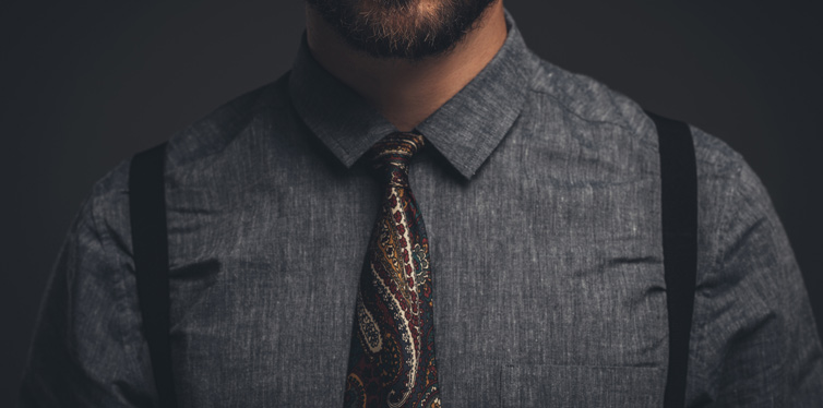 man in shirt and tie