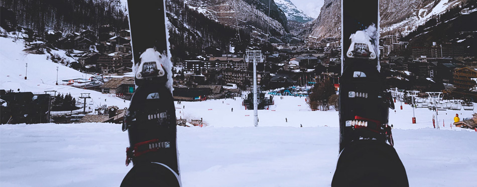 black ski boots