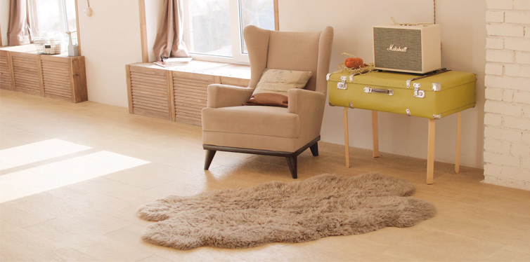 soft carpet near the chair