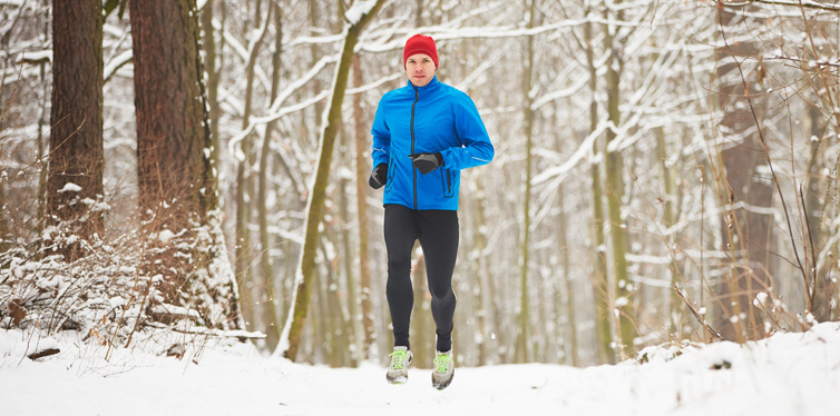 winter jogging