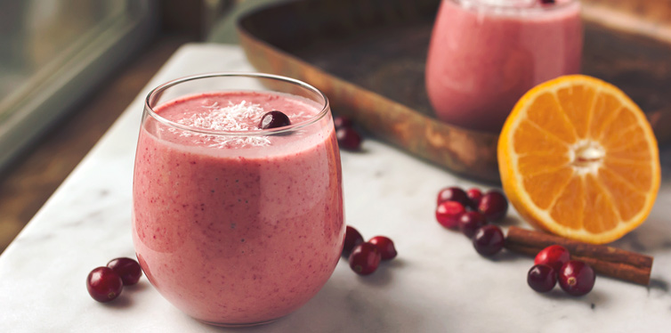 cranberry orange smoothie