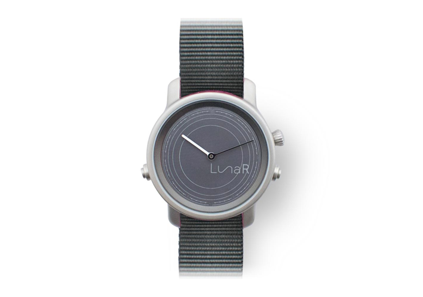 lunar solar powered smartwatch