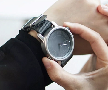 lunar solar powered smartwatch