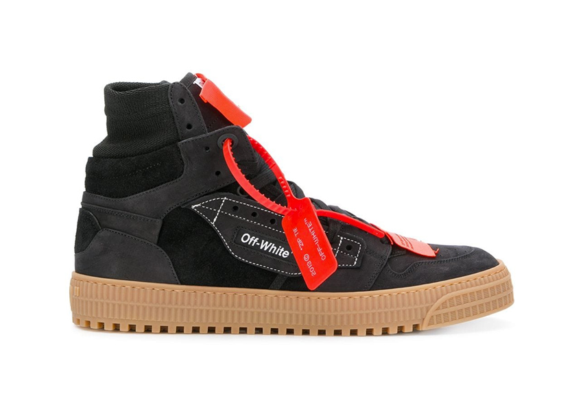 off white shoes with tag