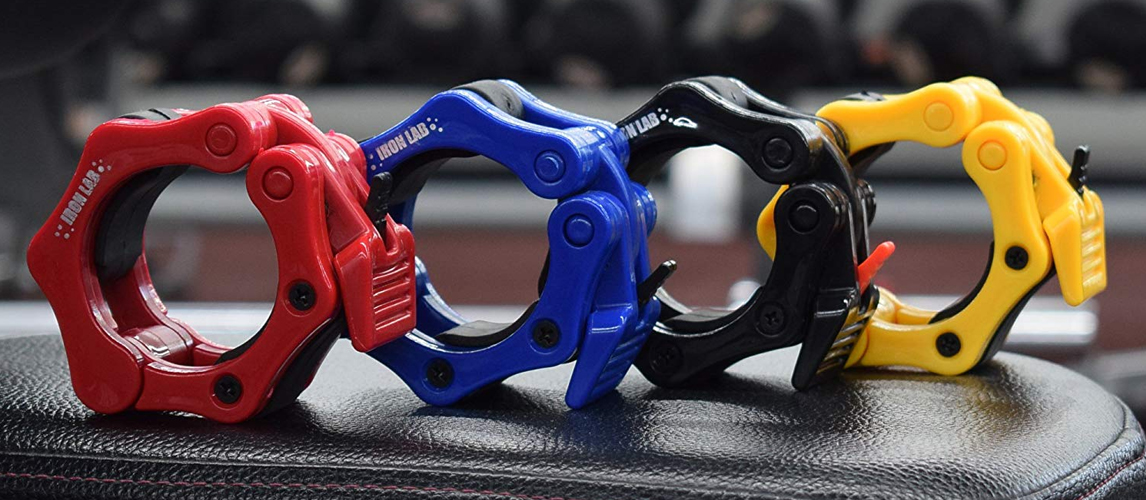 Yumeihui Barbell Clamps Barbell Clips Weight Clips Bar Clamps Barbell Collar Barbell Clamp Weight Clamps Barbell Clamps Weight Bar Clamps Weight Collars Olympic Collars Olympic Barbell Clamps 2pcs 