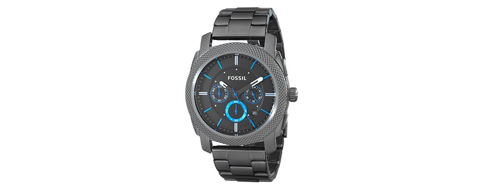 fossil watches for men blue