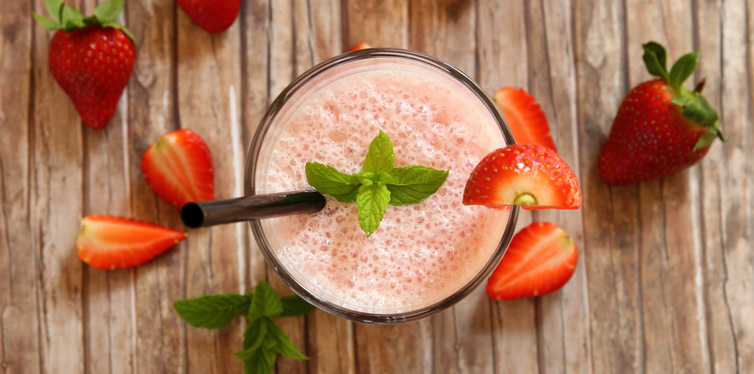 strawberry milkshake