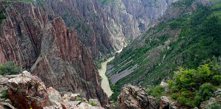 black canyon, gunnison national park, colorado