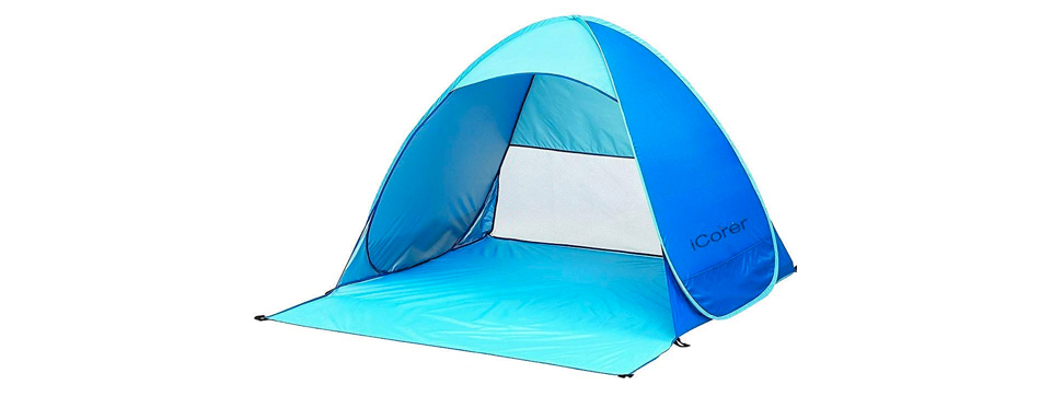 lightweight pop up beach tent