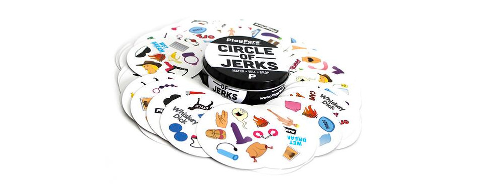 Party Card Game The Circle Of Jerks For Inappropriate Adults raunchy party game