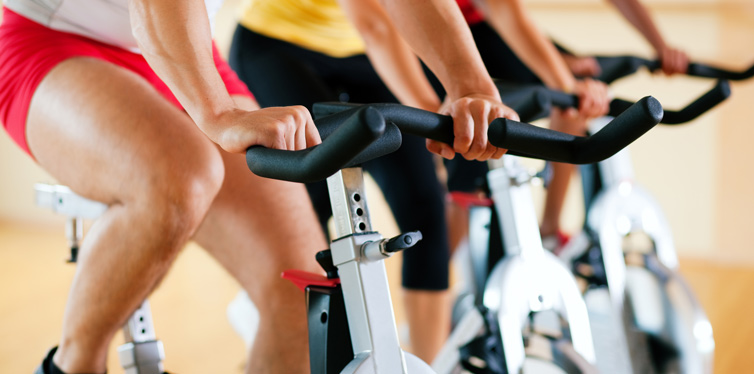 people exercising at the gym