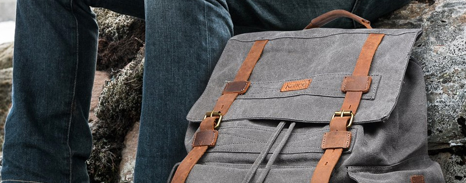 drawstring backpack with logo