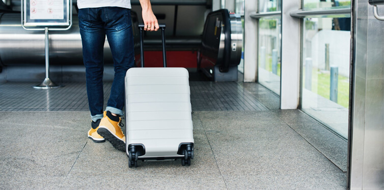 person at the airport