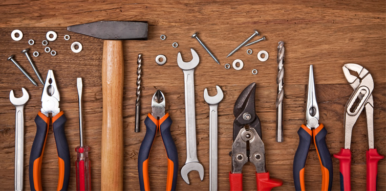 set of different tools