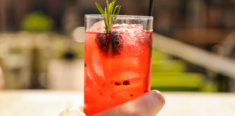 cocktail in a glass