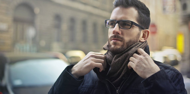 man with glasses