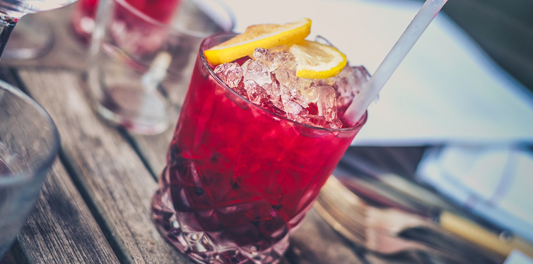 red cocktail