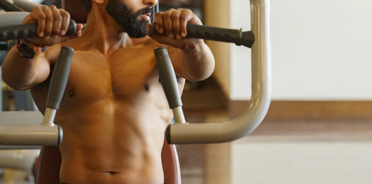 man exercising