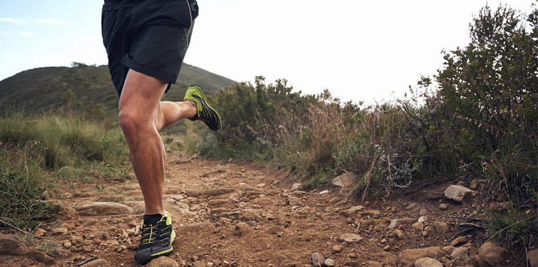 man training for the marathon
