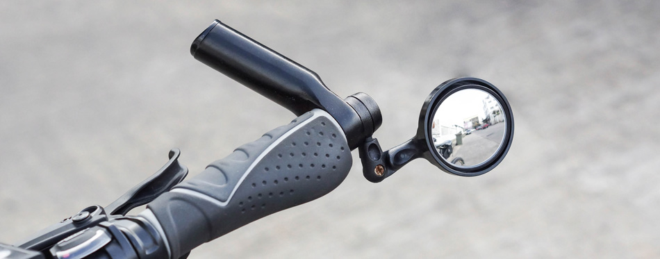 Bicycle MTB Road Bike Handlebar Rear View Mirror Wide Range Back Sight Glass E