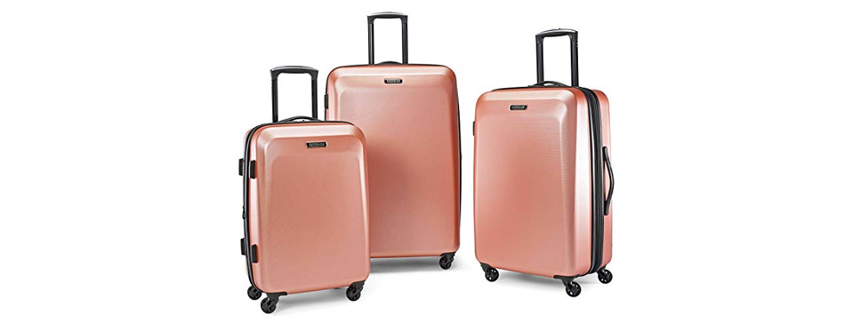 Liufeilong High-end PC Drawing Rod Luggage Suitcase Universal Wheel Suitcase 20 inch 22 inch 24 inch 26 inch Color : Red, Size : M 