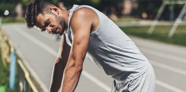 an overhydrated athlete