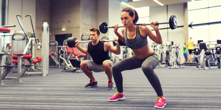 doing squats