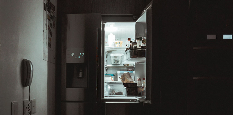 open fridge