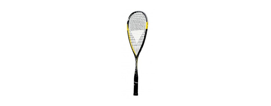 iSquash ELITE carbon graphite squash racquet/racket 140g very durable slim beam 