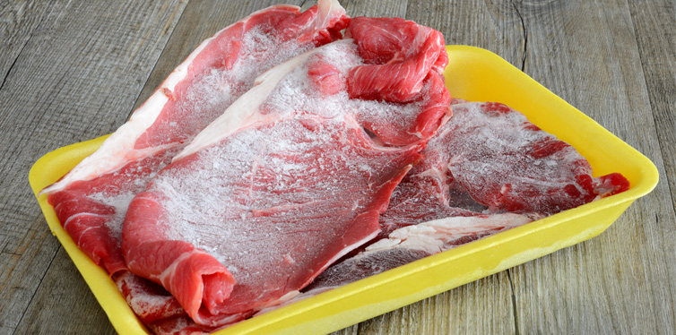 frozen meat