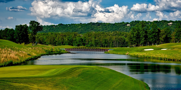 a golf course