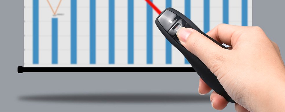 a presentation laser pointer