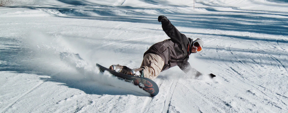 a snowboarder