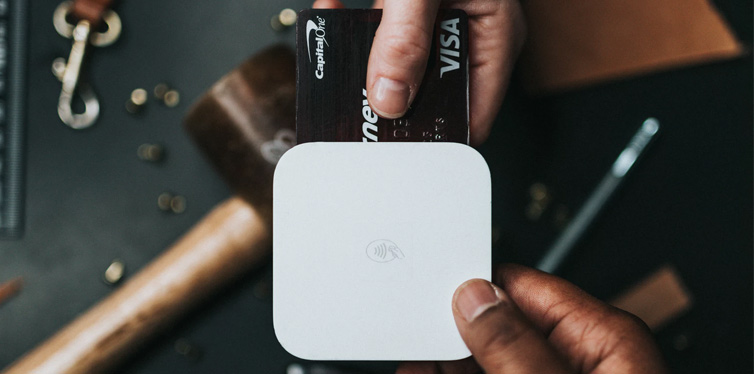 paying with credit card