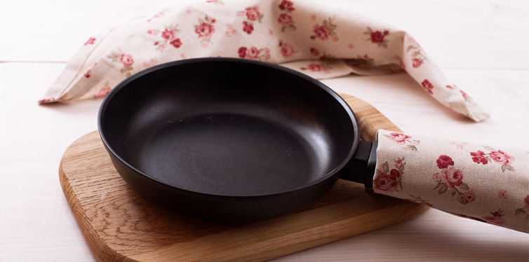 a cast iron pan