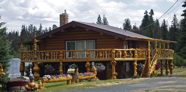 a vacation lodge