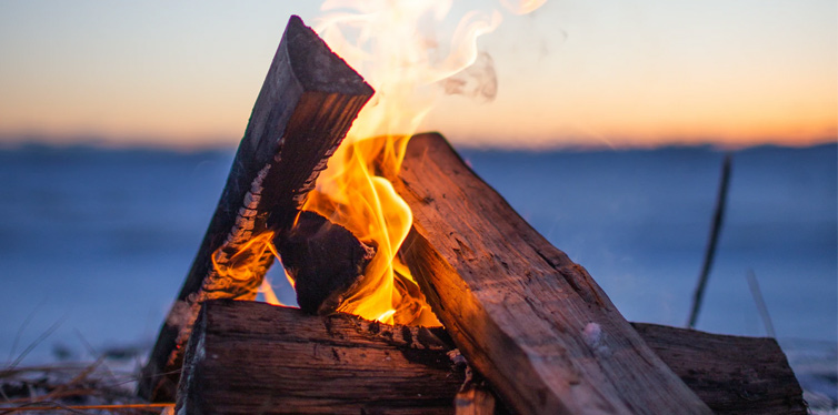 camping fire