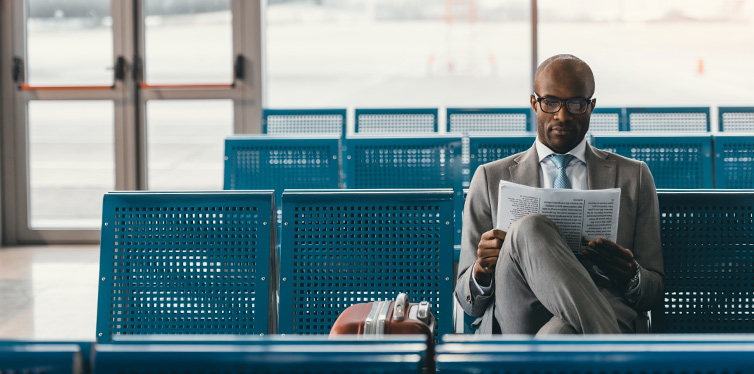 waiting for the flight