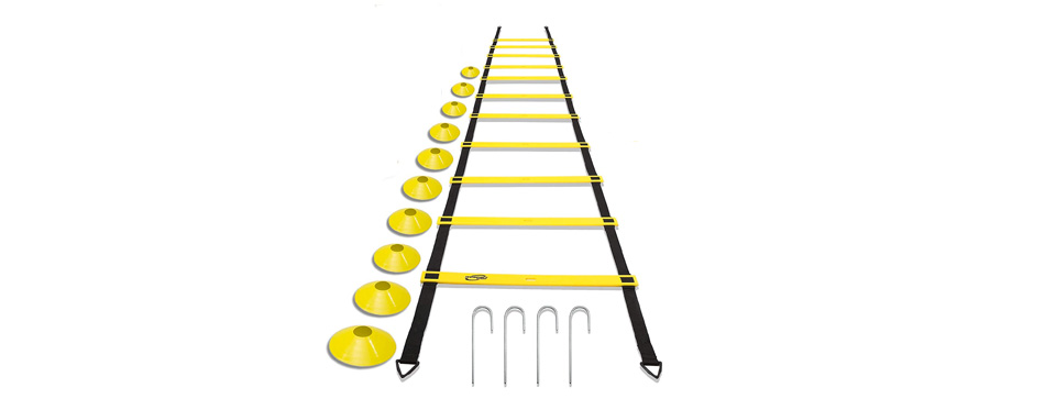 Sportime 29.5 Ft Anti-Skid Agility Ladder x 16.5 in 