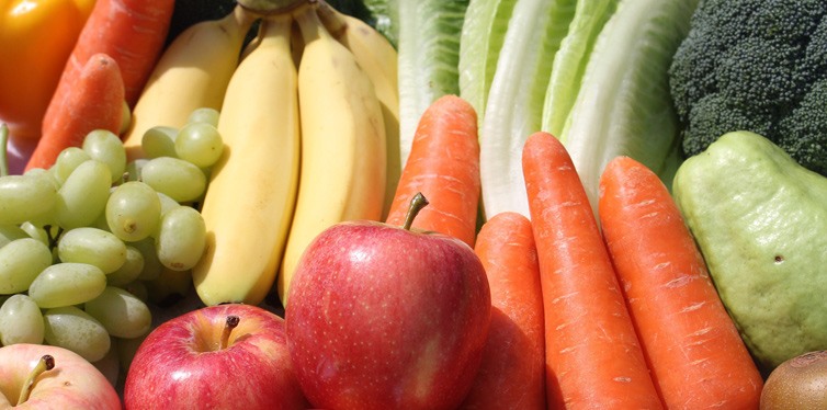 assorted fruits & veggies