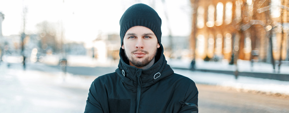young man in best men’s hat for every occasion