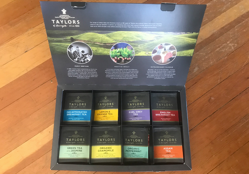 taylors of harrogate assorted specialty teas box