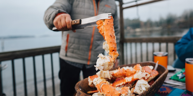 yeti crab orange collection