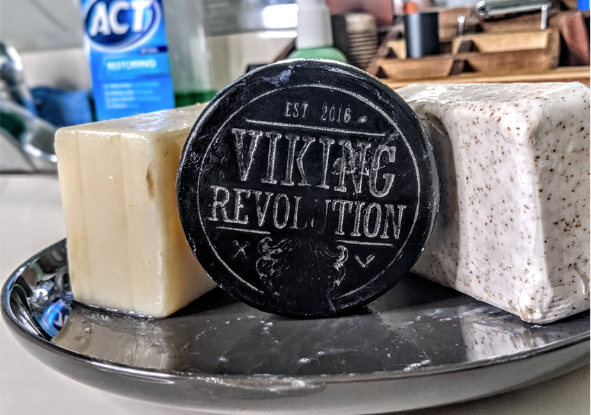 Smell Like a Viking: Viking Revolution Activated Charcoal Soap - GearHungry