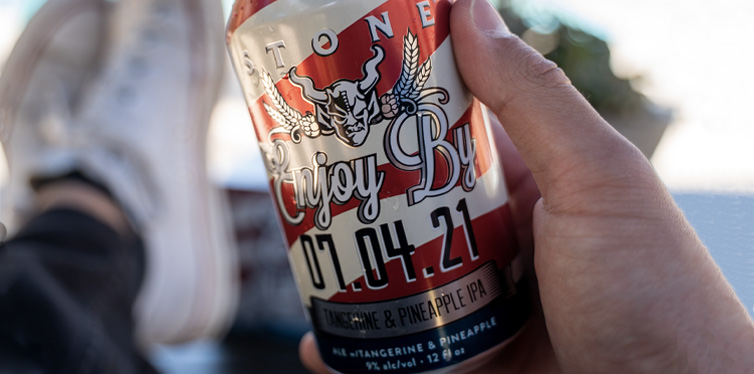 stone enjoy by beer