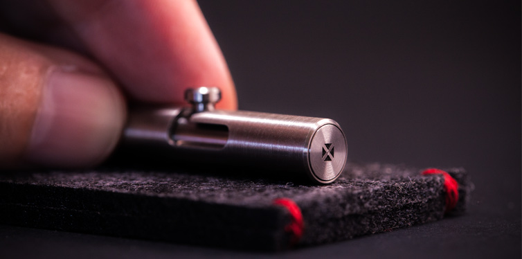 blank forces injector titanium pen