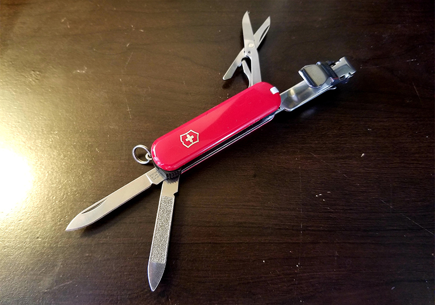 Almost Nailed It Victorinox 580 With Nail Clipper GearHungry